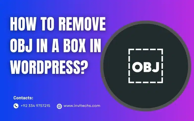 How To Remove Obj In A Box In Wordpress